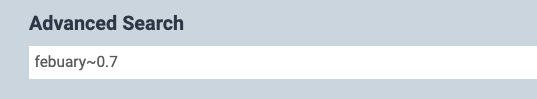Generated fuzzy search syntax