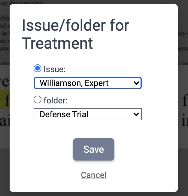 Litigation_Witnessbinder_save_treatment_to_issue.png